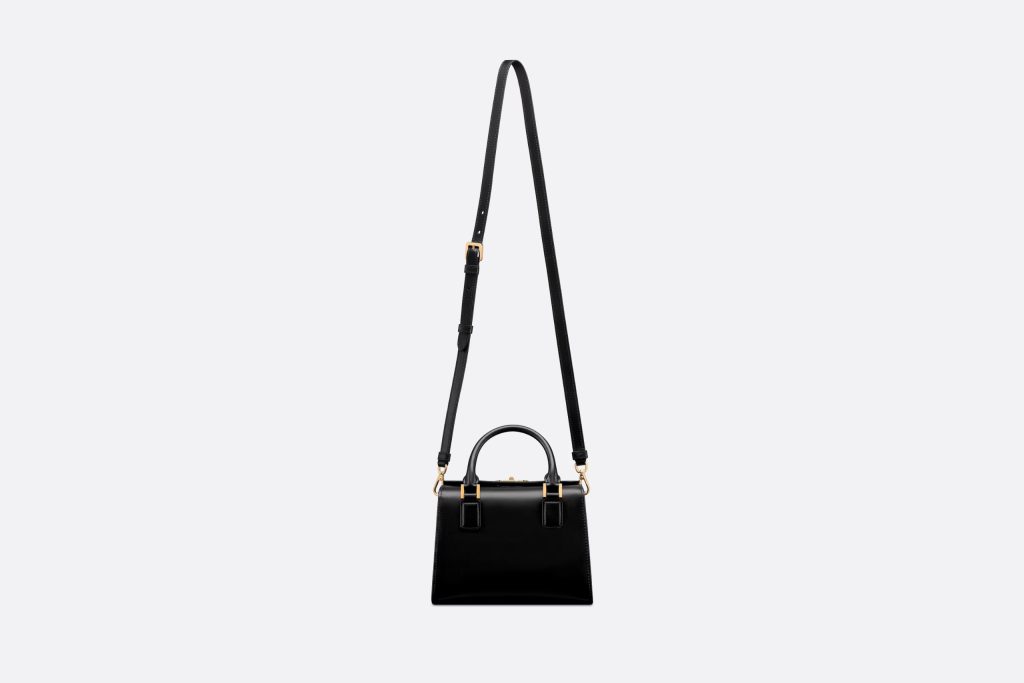 Christian Dior Small Boston Bag Black For Women M8671UBEQ_M900- 8 Inches/ 20 Cm