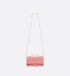 Christian Dior Miss Dior Mini Pink Bag For Women S0980ONMJ_M89P- 8.5 Inches/ 21 Cm