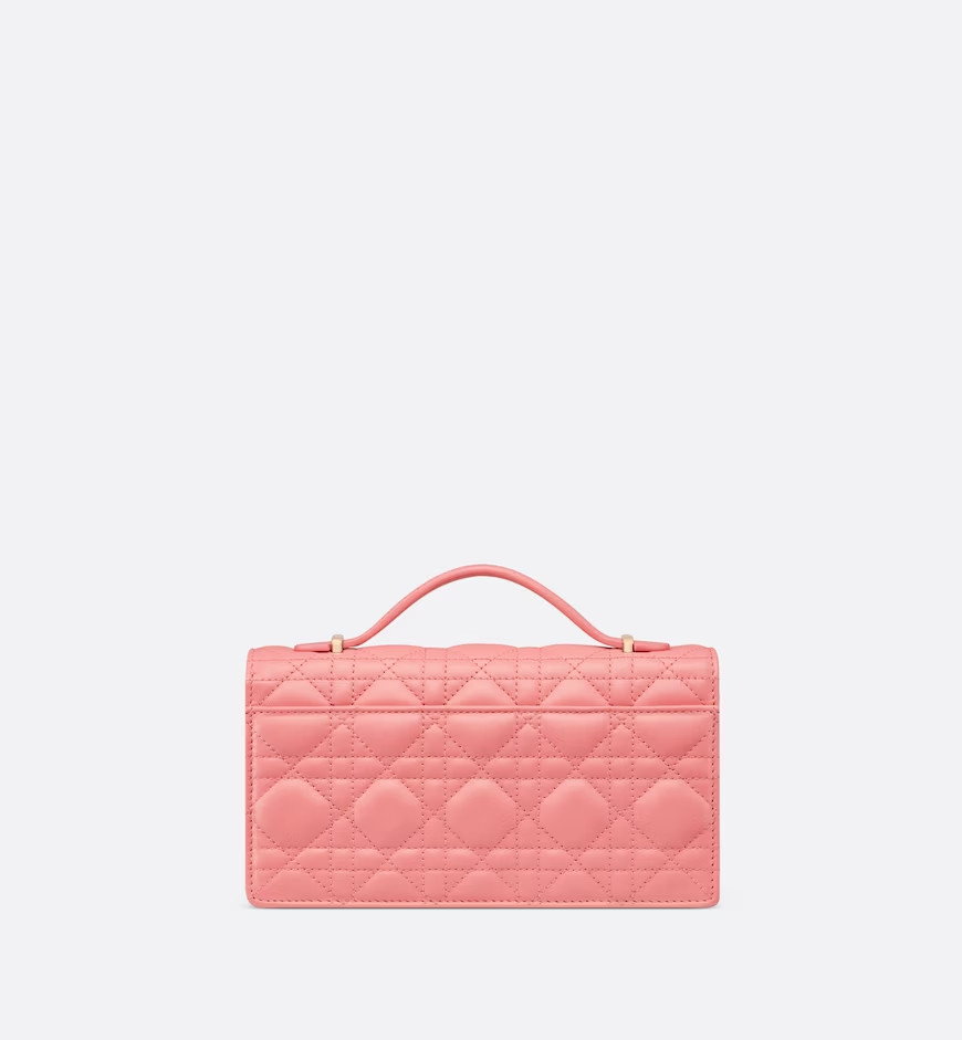 Christian Dior Miss Dior Mini Pink Bag For Women S0980ONMJ_M89P- 8.5 Inches/ 21 Cm