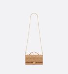 Christian Dior Miss Dior Mini Medium Tan Bag For Women S0980ONMJ_M53U- 8.5 Inches/ 21 Cm