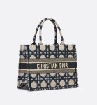 Christian Dior Medium Dior Book Tote Beige And Blue Bag For Women M1296ZZAU_M928- 14 Inches/ 36 Cm