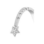 Comète Chevron Bracelet White Gold For Women J11491