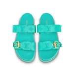 Bom Dia Flat Comfort Mule Blue For Women-1AB38Z