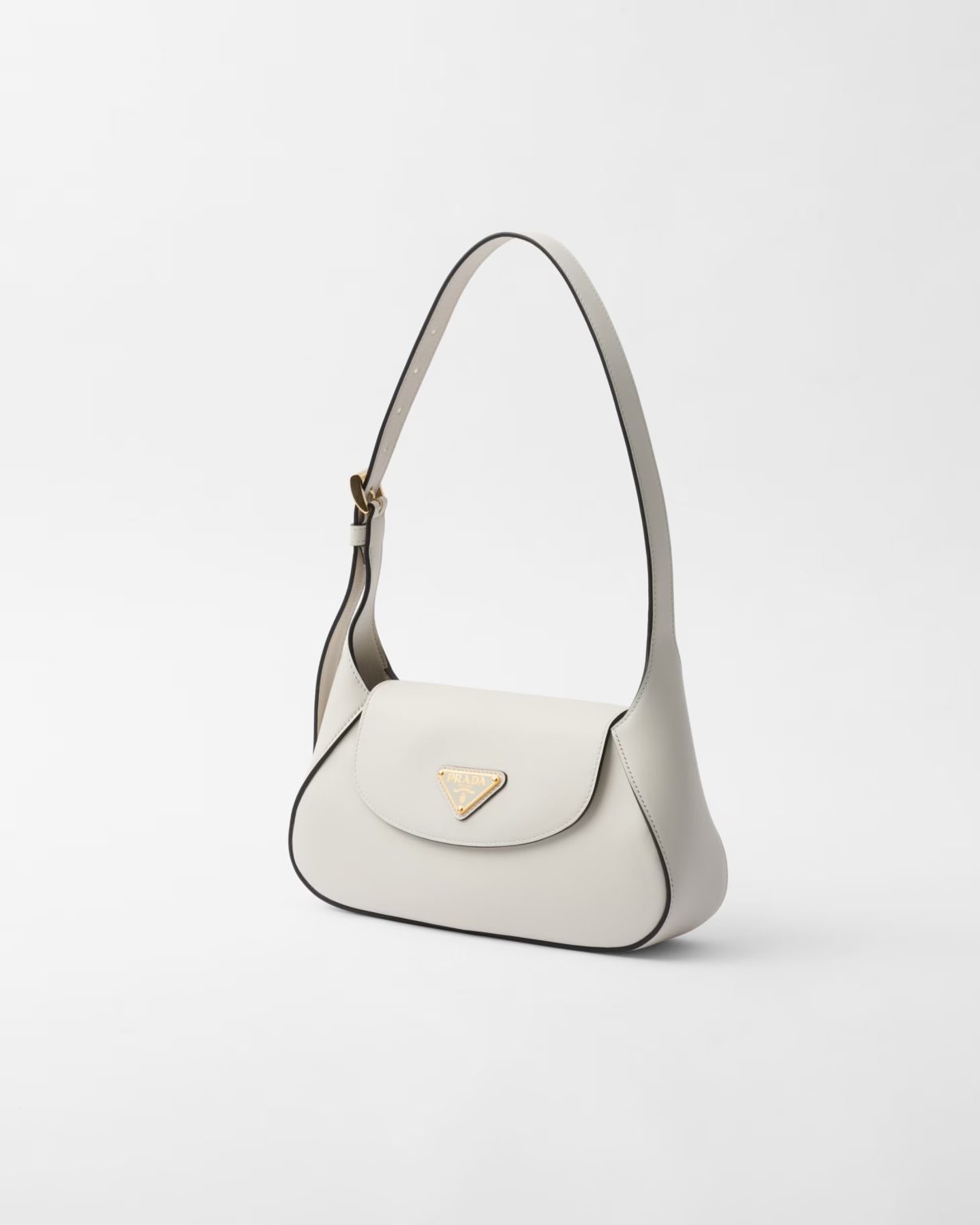 Prada Small Shoulder Bag White For Women 9,8in/25cm