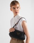 Prada Small Shoulder Bag Black For Women 9,8in/25cm