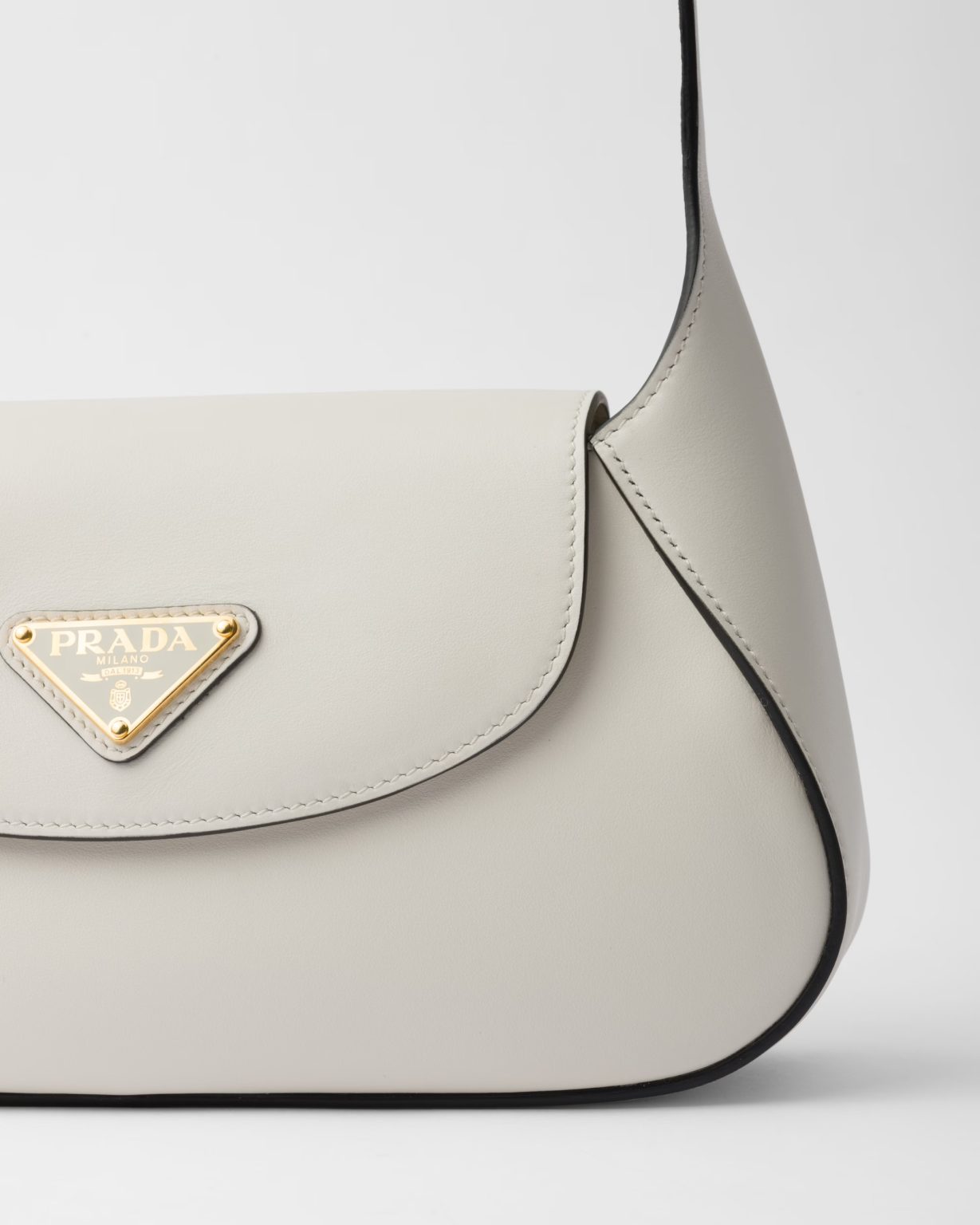 Prada Small Shoulder Bag White For Women 9,8in/25cm