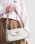 Prada Small Shoulder Bag White For Women 9,8in/25cm